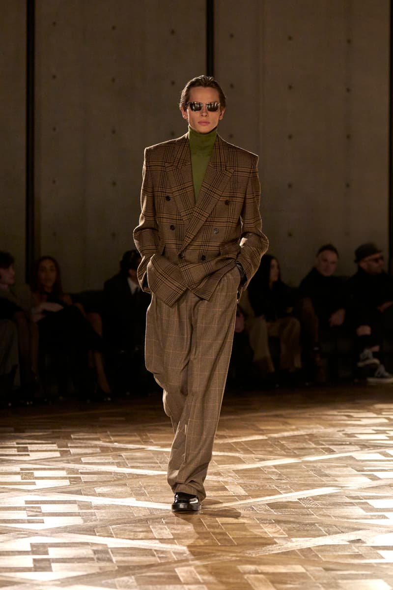 Saint Laurent Fall/Winter 2025 Collection Anthony Vaccarello Menswear Men's Runway