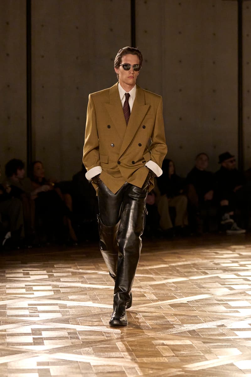 Saint Laurent Fall/Winter 2025 Collection Anthony Vaccarello Menswear Men's Runway