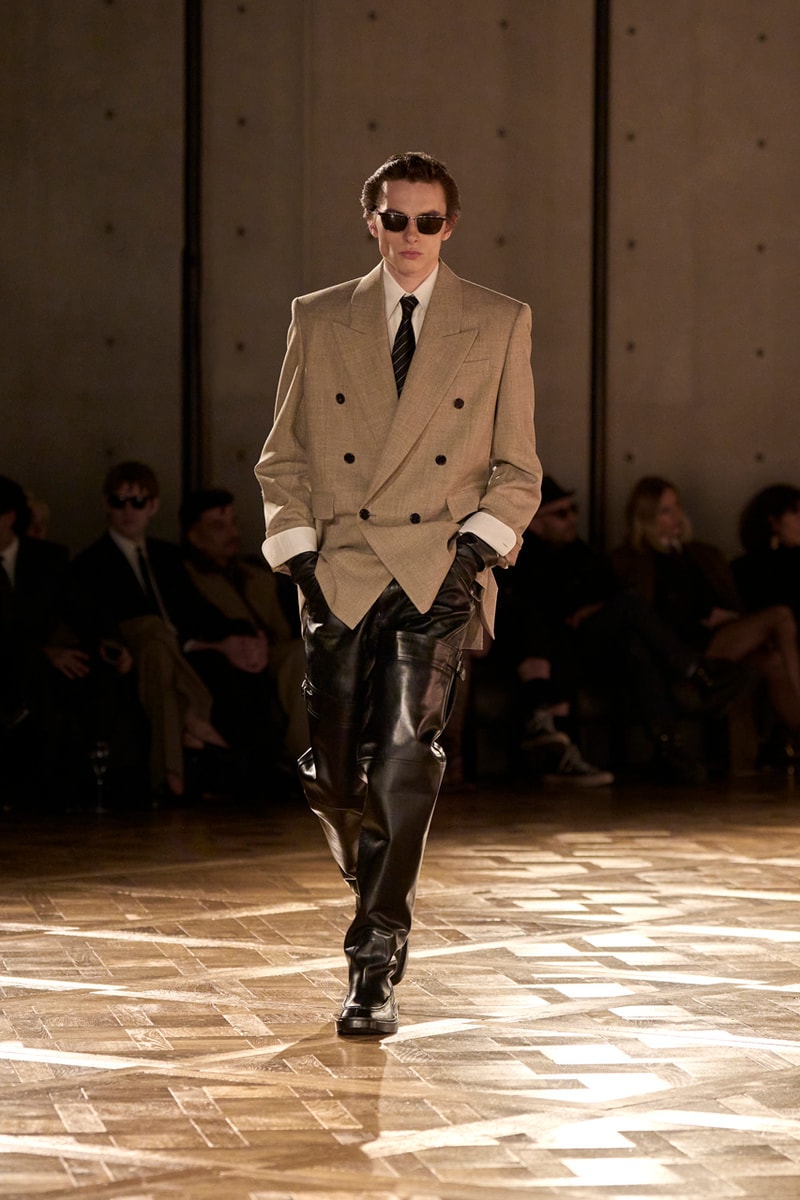 Saint Laurent Fall/Winter 2025 Collection Anthony Vaccarello Menswear Men's Runway
