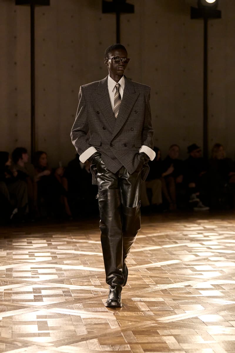 Saint Laurent Fall/Winter 2025 Collection Anthony Vaccarello Menswear Men's Runway