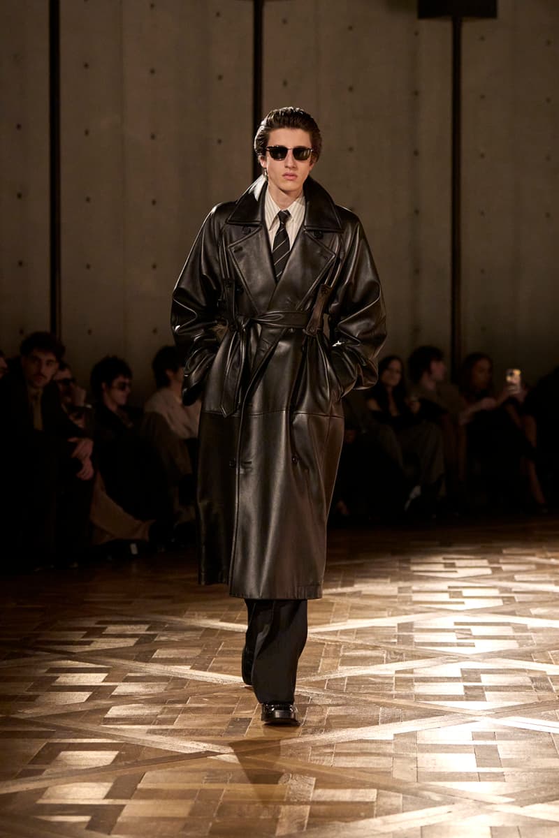 Saint Laurent Fall/Winter 2025 Collection Anthony Vaccarello Menswear Men's Runway