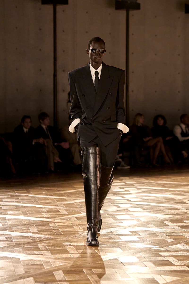 Saint Laurent Fall/Winter 2025 Collection Anthony Vaccarello Menswear Men's Runway