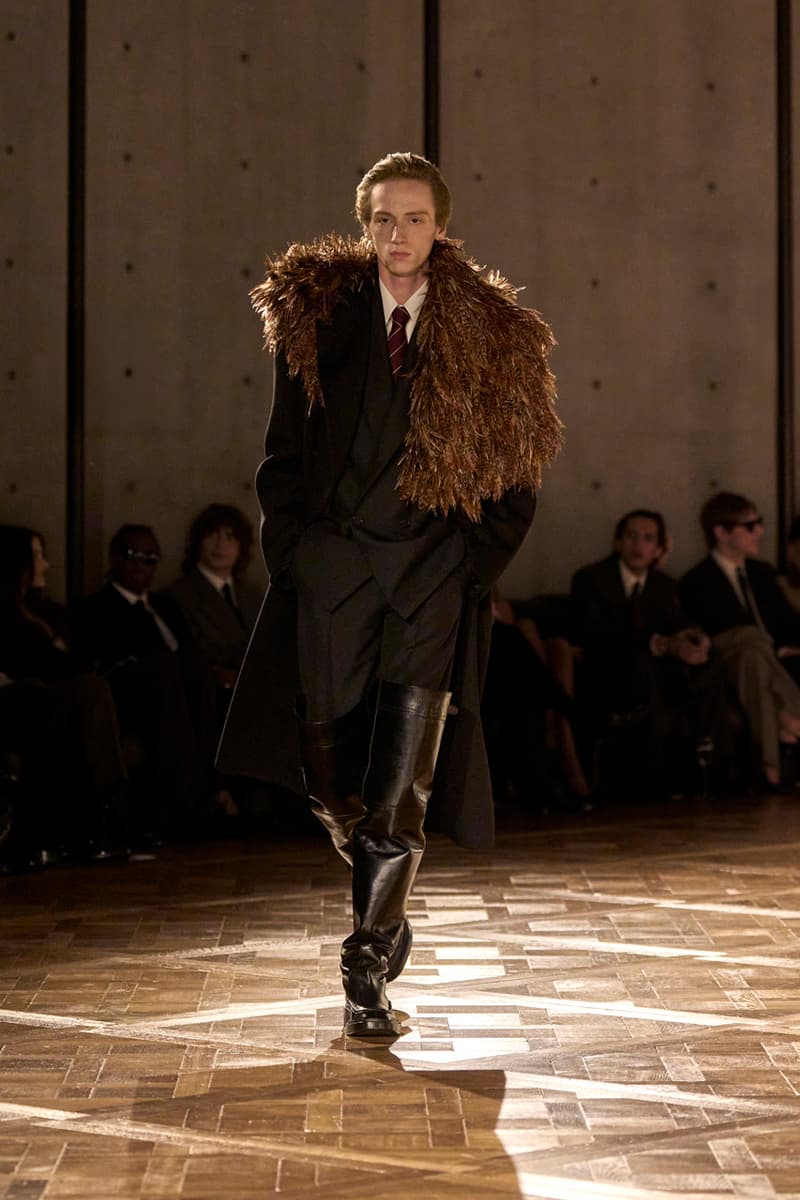 Saint Laurent Fall/Winter 2025 Collection Anthony Vaccarello Menswear Men's Runway