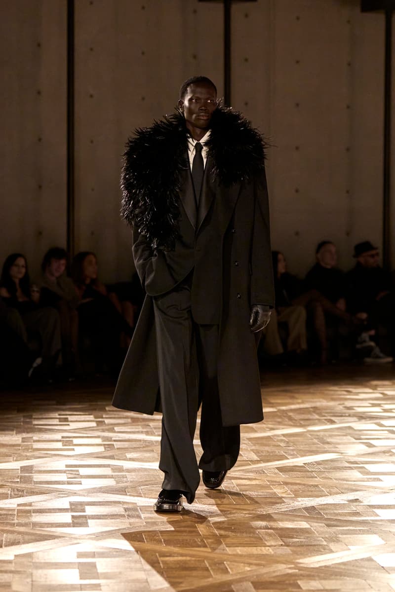 Saint Laurent Fall/Winter 2025 Collection Anthony Vaccarello Menswear Men's Runway