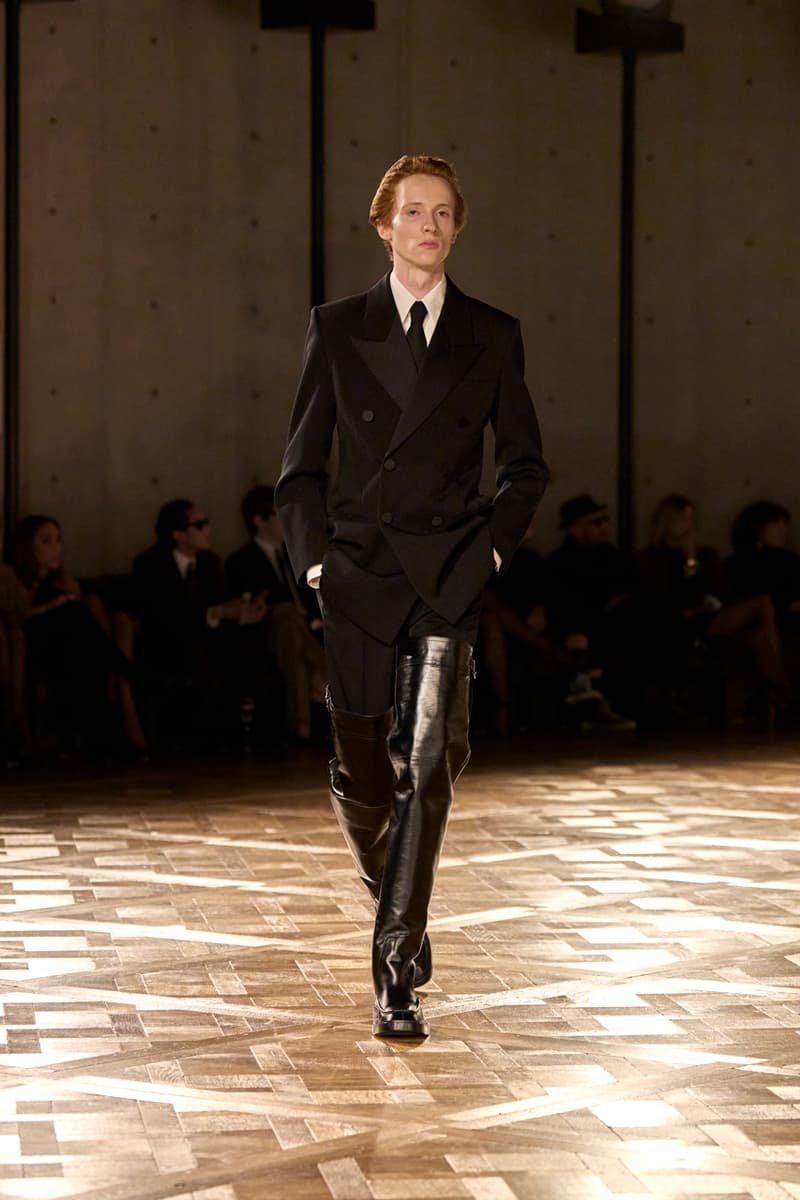 Saint Laurent Fall/Winter 2025 Collection Anthony Vaccarello Menswear Men's Runway