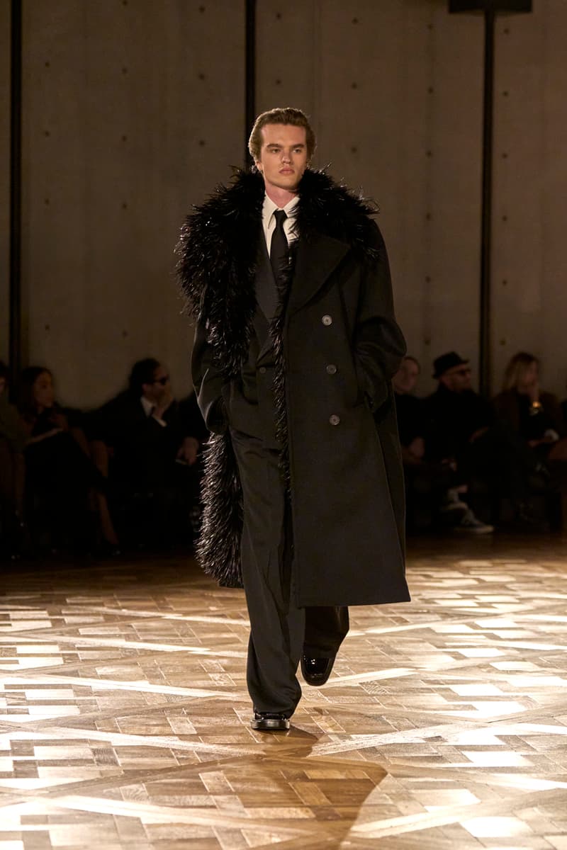 Saint Laurent Fall/Winter 2025 Collection Anthony Vaccarello Menswear Men's Runway