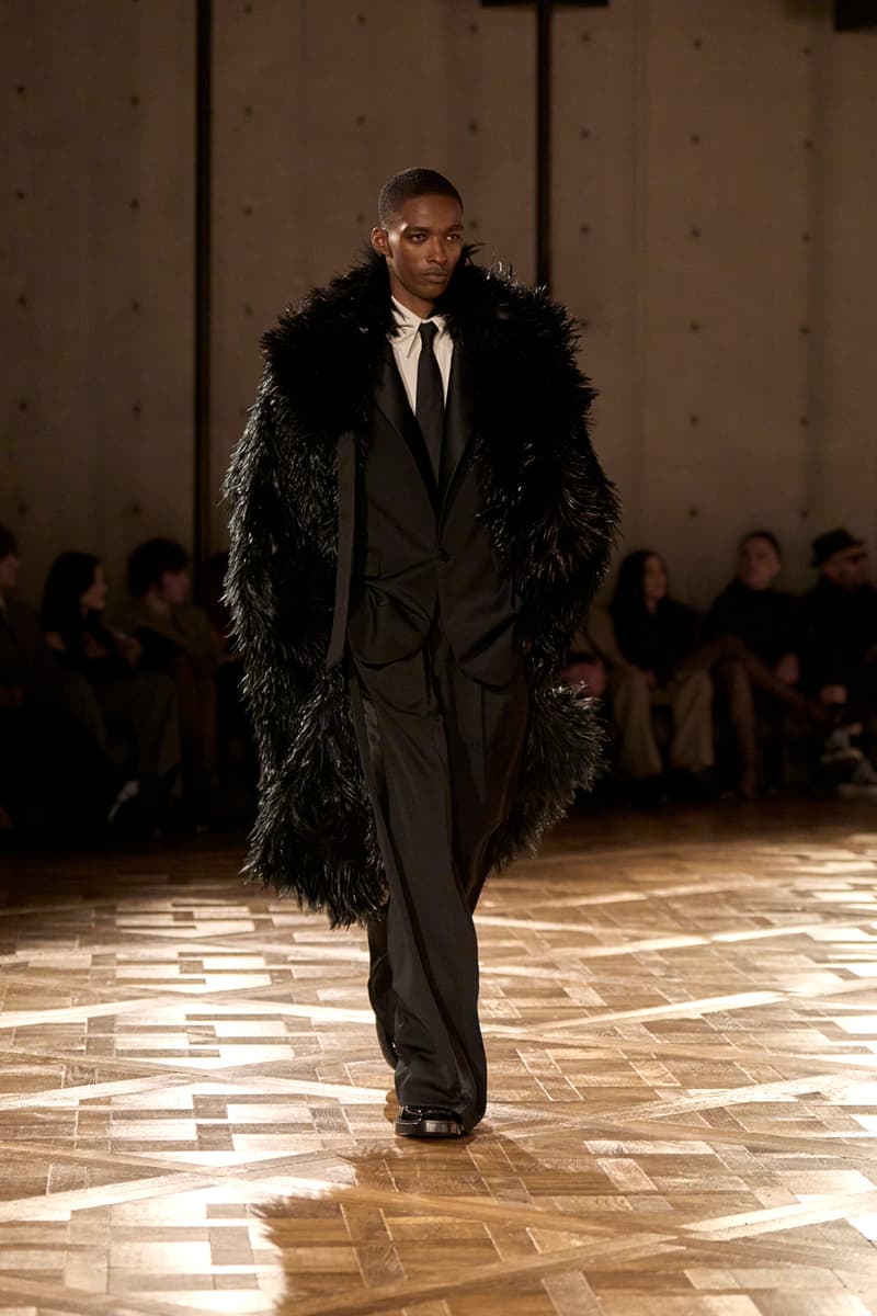 Saint Laurent Fall/Winter 2025 Collection Anthony Vaccarello Menswear Men's Runway