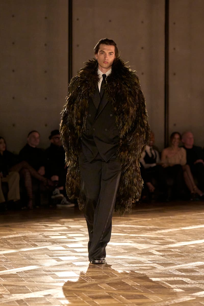 Saint Laurent Fall/Winter 2025 Collection Anthony Vaccarello Menswear Men's Runway