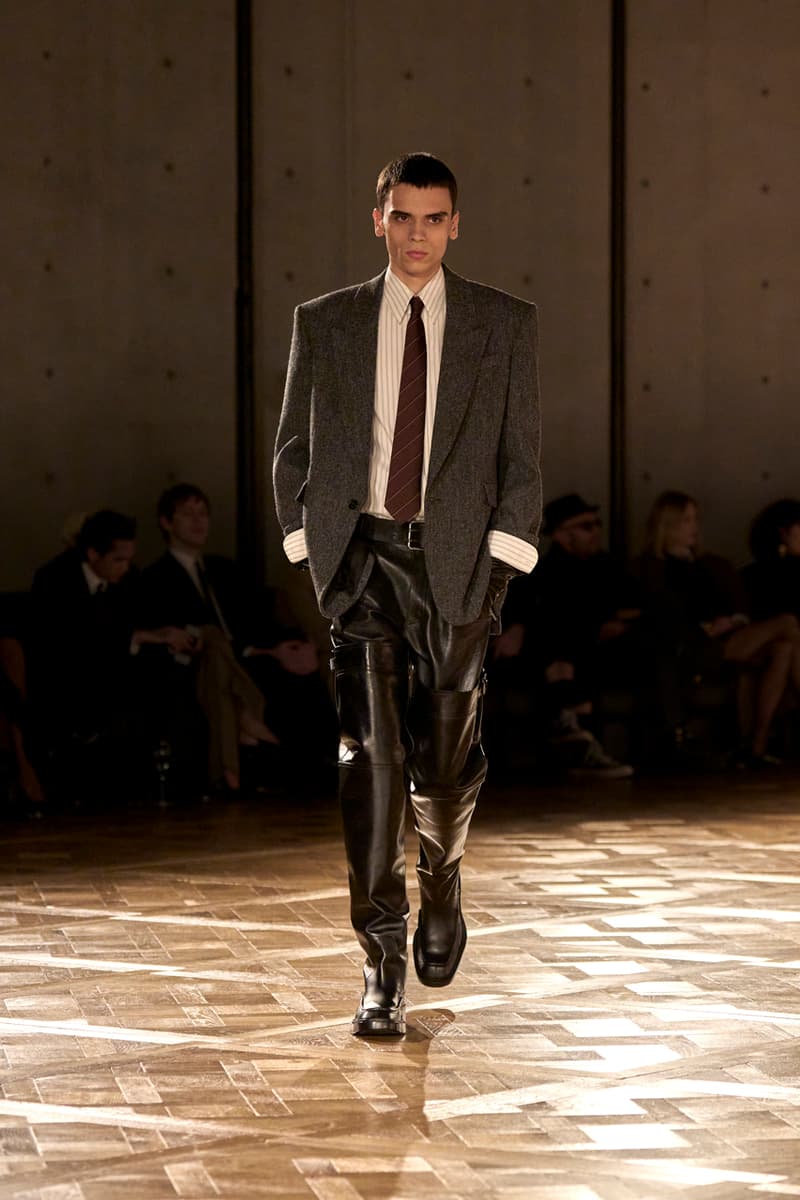 Saint Laurent Fall/Winter 2025 Collection Anthony Vaccarello Menswear Men's Runway