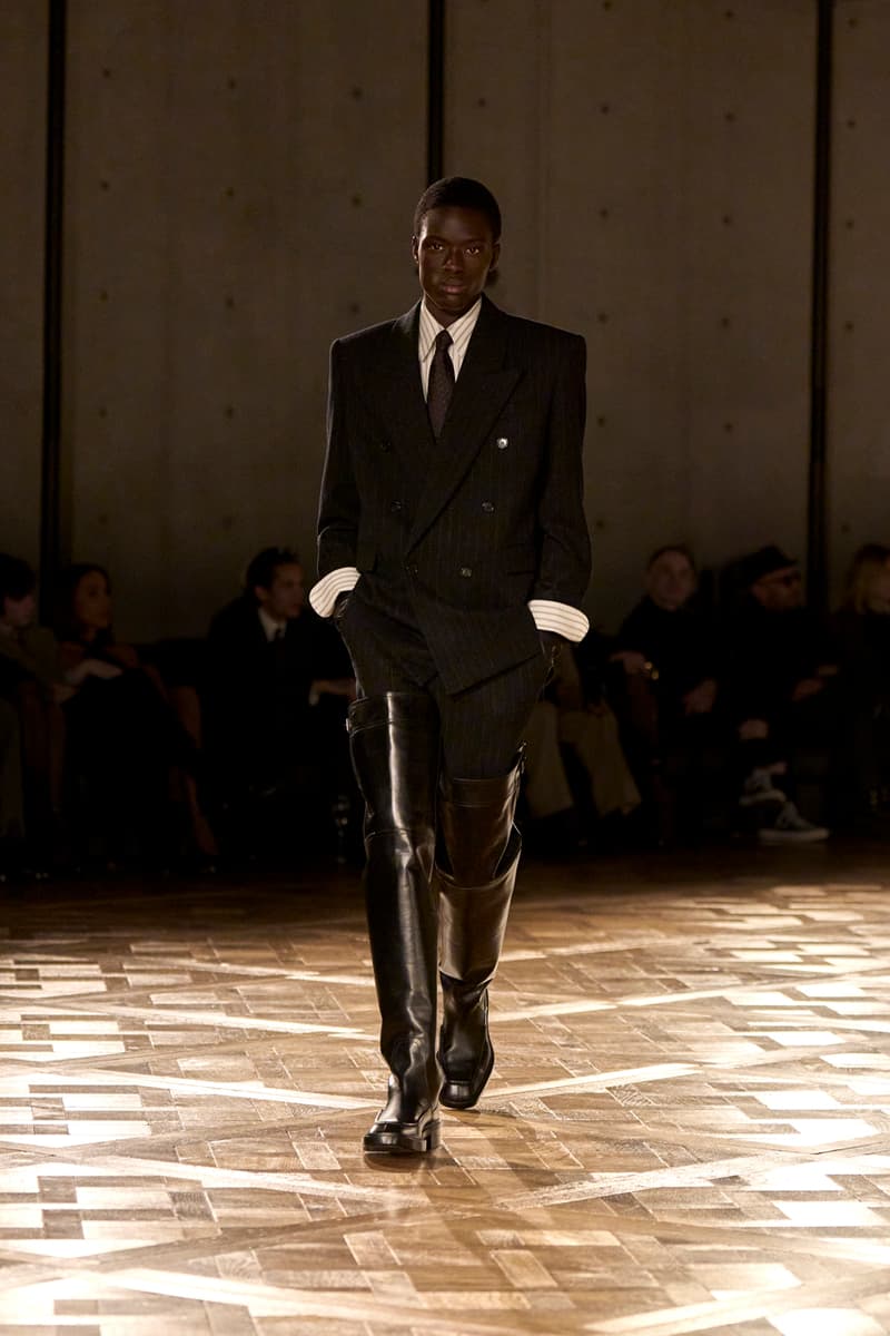 Saint Laurent Fall/Winter 2025 Collection Anthony Vaccarello Menswear Men's Runway