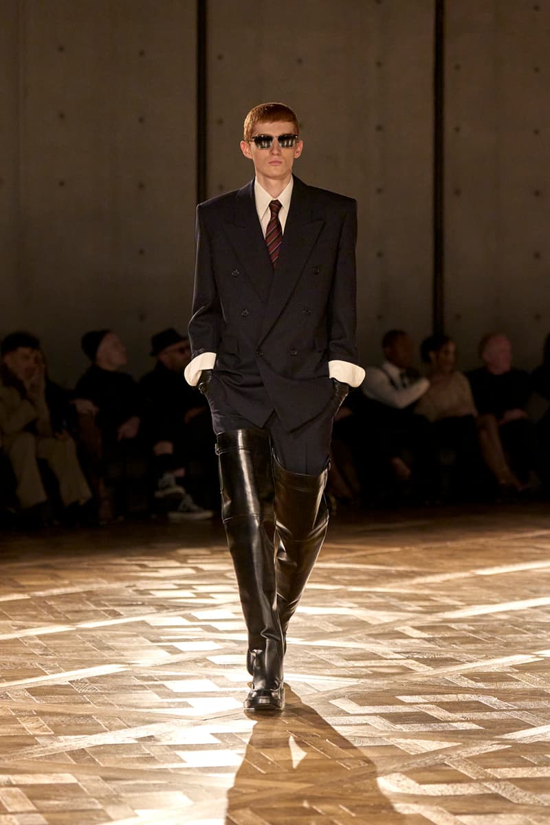 Saint Laurent Fall/Winter 2025 Collection Anthony Vaccarello Menswear Men's Runway