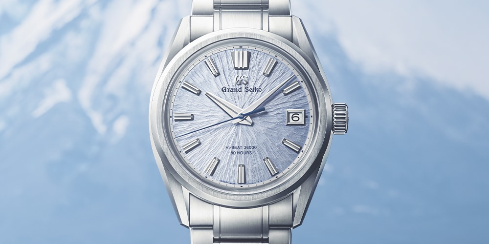 Grand Seiko’s New Hi-Beat Limited Edition Mimics the Wintry “Mountainscape” of Mount Iwate