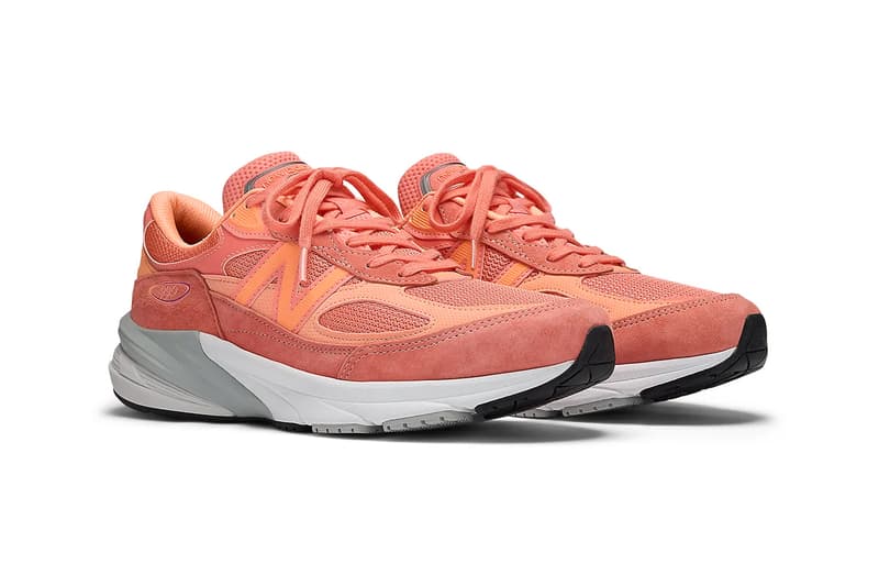 Official Look at the New Balance 990v6 "Salmon" U990SR6 made in usa release info runner sneakers 