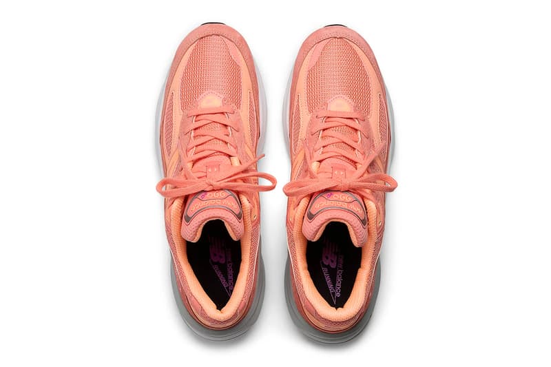 Official Look at the New Balance 990v6 "Salmon" U990SR6 made in usa release info runner sneakers 