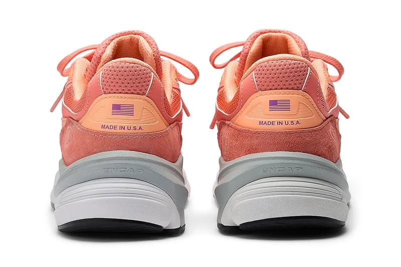 Official Look at the New Balance 990v6 "Salmon" U990SR6 made in usa release info runner sneakers 