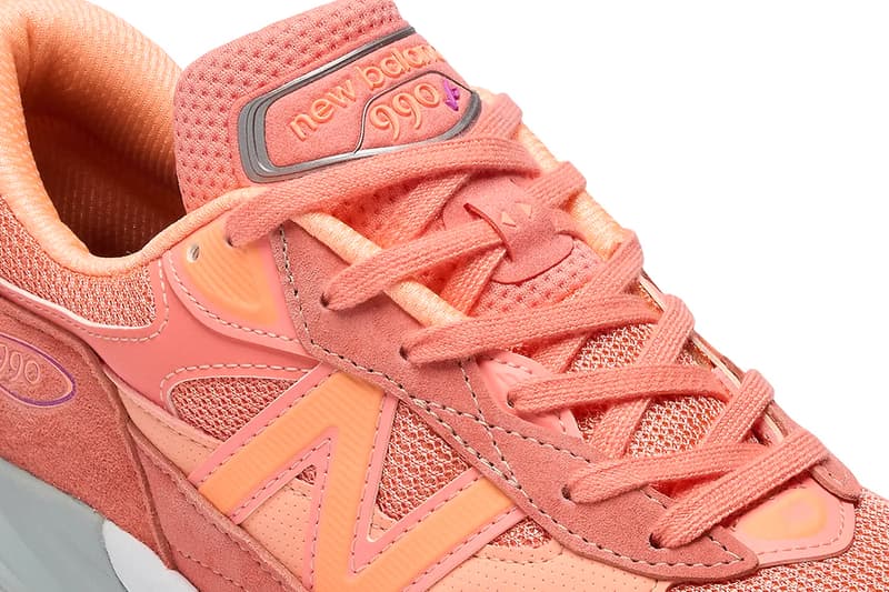 Official Look at the New Balance 990v6 "Salmon" U990SR6 made in usa release info runner sneakers 