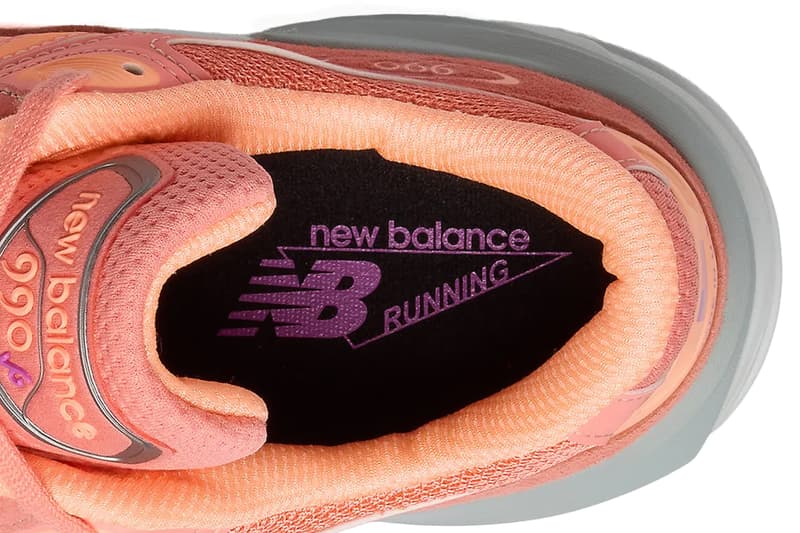 Official Look at the New Balance 990v6 "Salmon" U990SR6 made in usa release info runner sneakers 