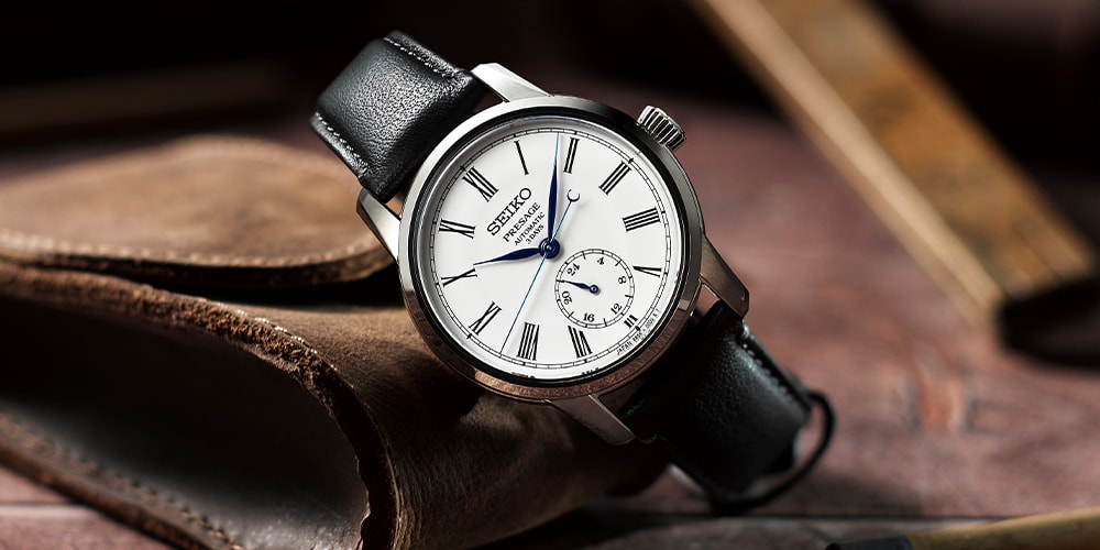 Seiko’s Latest Presage Craftsmanship Timepiece Features a White Enamel Dial