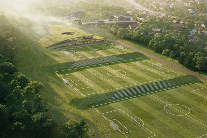 Snøhetta Norwegian National Football Team Field Design