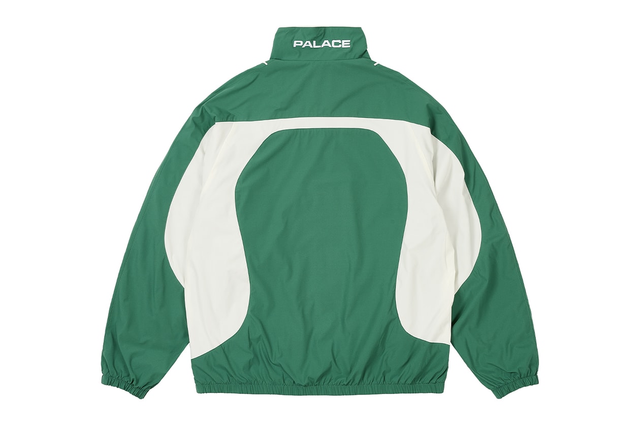 Every Item From Palace's Spring 2025 Collection k-way collaboration year of the snake motifs chore jackets varsity longsleeve hardware knitwear sweatershirts skateboards