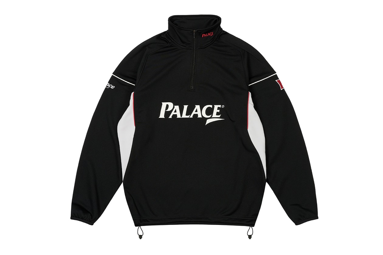 Every Item From Palace's Spring 2025 Collection k-way collaboration year of the snake motifs chore jackets varsity longsleeve hardware knitwear sweatershirts skateboards