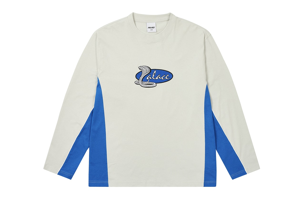 Every Item From Palace's Spring 2025 Collection k-way collaboration year of the snake motifs chore jackets varsity longsleeve hardware knitwear sweatershirts skateboards