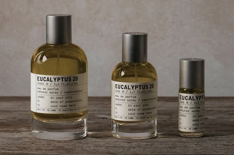 Le Labo EUCALYPTUS 20 fragrance eau de parfum release info