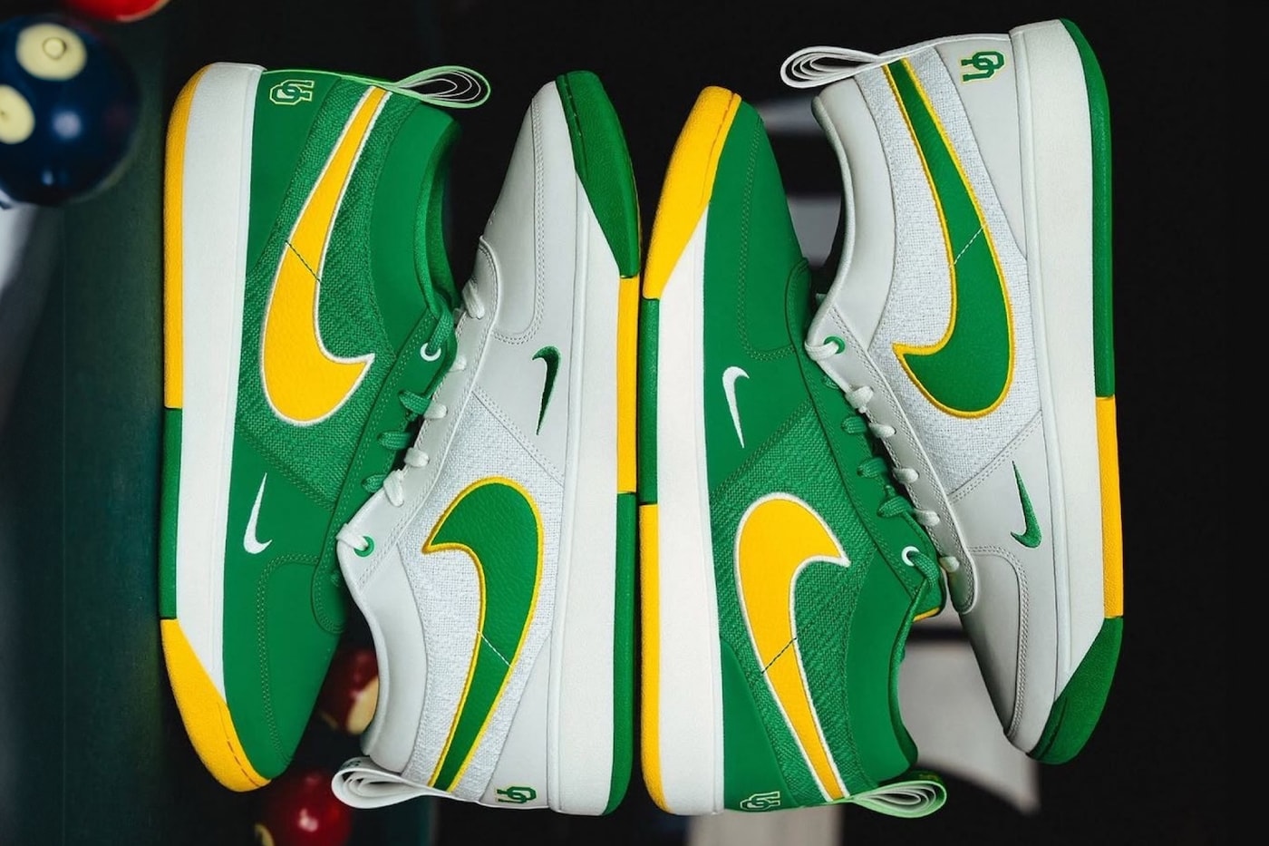 Devin Booker Reveals Nike Book 1 "Oregon Ducks" PE university of oregon ducks two exclusive green white basketball team 2025 march madness