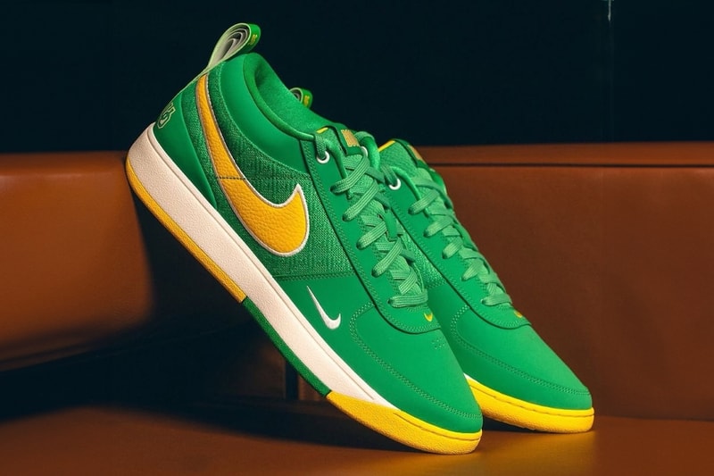 Devin Booker Reveals Nike Book 1 "Oregon Ducks" PE university of oregon ducks two exclusive green white basketball team 2025 march madness