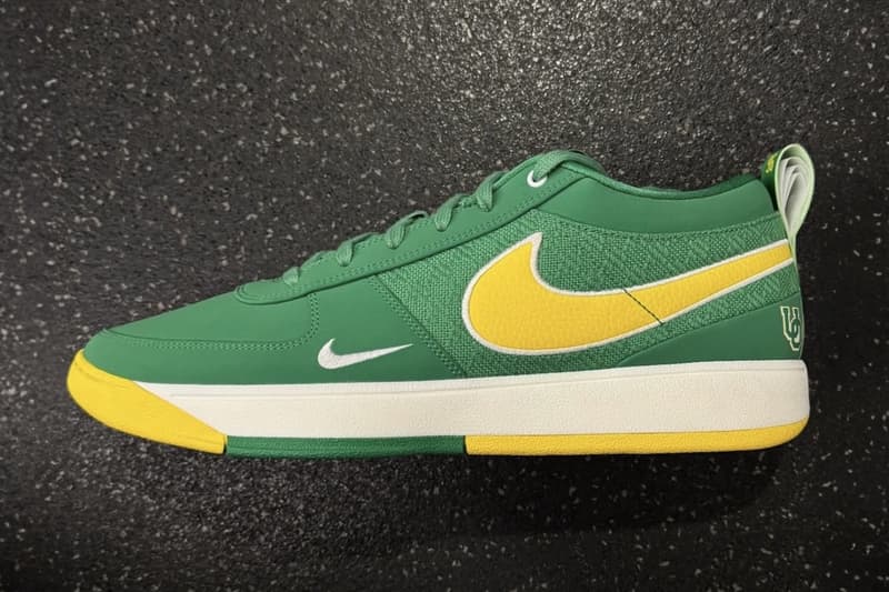 Devin Booker Reveals Nike Book 1 "Oregon Ducks" PE university of oregon ducks two exclusive green white basketball team 2025 march madness
