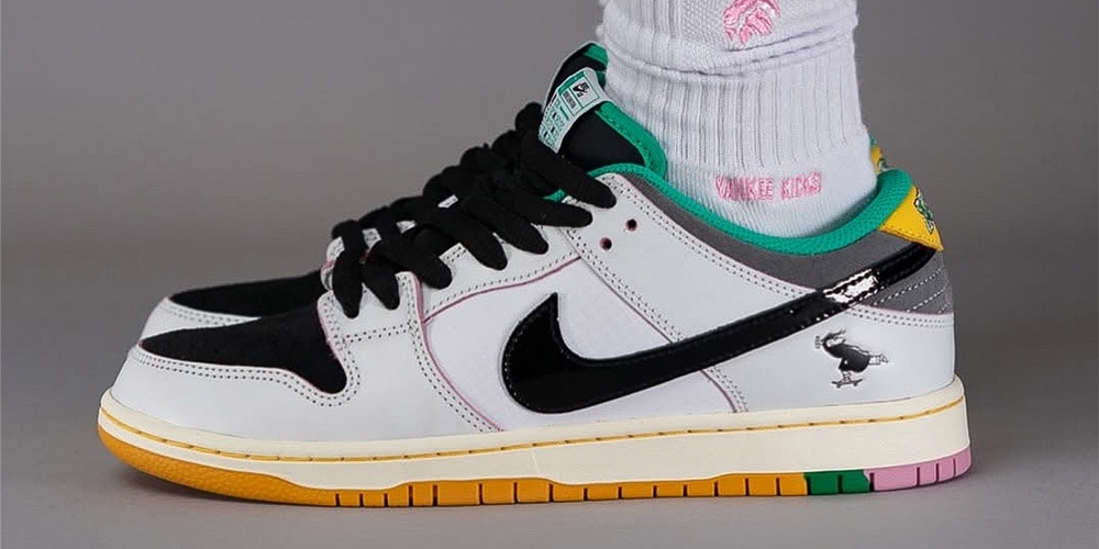 On-Foot Look at the CSEF x Nike SB Dunk Low