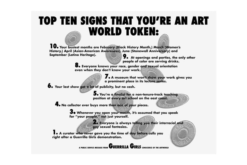 Guerrilla Girls 'Discrimi-NATION' Hannah Traore Gallery New York Art Artworks 