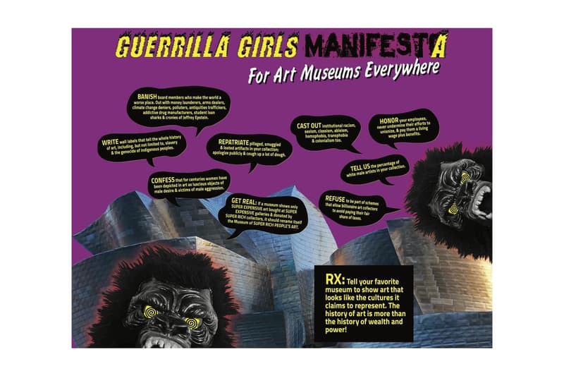 Guerrilla Girls 'Discrimi-NATION' Hannah Traore Gallery New York Art Artworks 