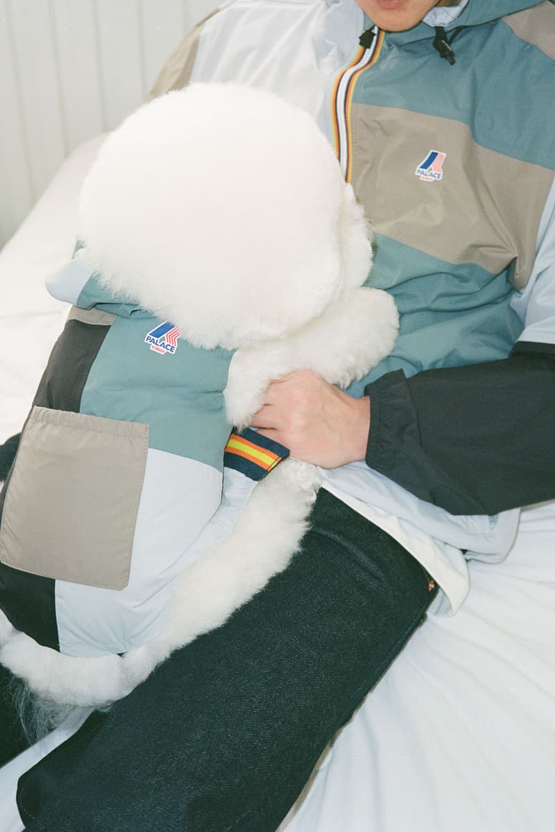 Palace x K-WAY Is for All the (Small) Dogs spring collection collab release info price jacket size collar blanket pet cat uk 