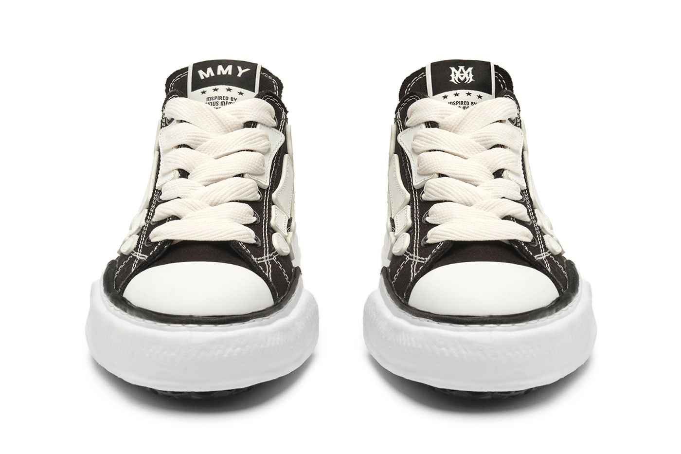 AMIRI Maison MIHARA YASUHIRO Bones Sneaker Collaboration Release Info 