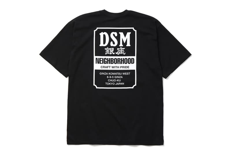 NEIGHBORHOOD Dover Street Market dsm Ginza Collaboration collection Release Info