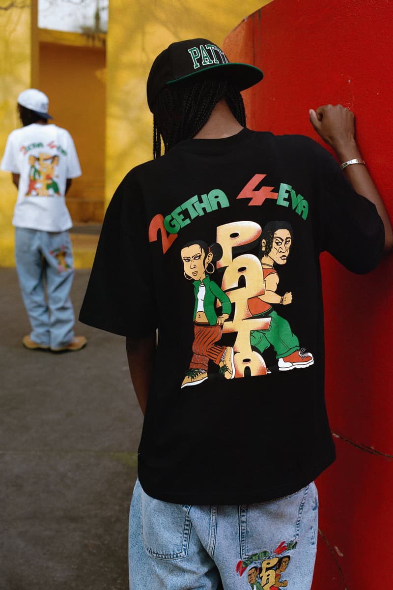 Patta SS25 Pays Homage to the Streets That Paved Its Path release info collection sideshow lookbook capsule drop amsterdamn surinamese founder streetwear 