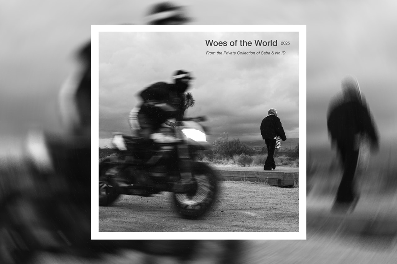 Saba x No ID Drop Off "Woes of The World" from the private collection release album mixtape drop stream collab chicago hue man nature back in office head rap pivot gang producer 