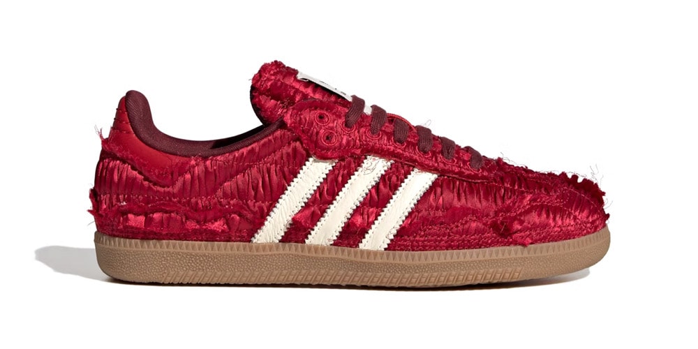 Caroline Hu Elevates the adidas Samba with Gathered Silk