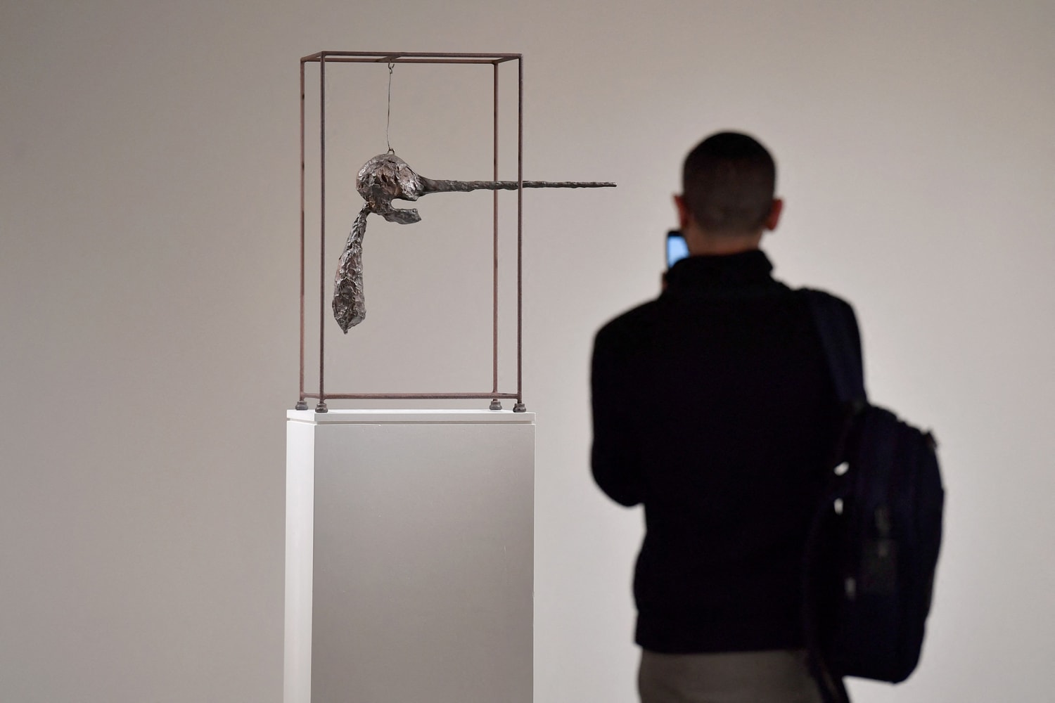 Justin Sun David Geffen Lawsuit Giacometti Sculpture Banana Art Duct Tape Artwork Collector