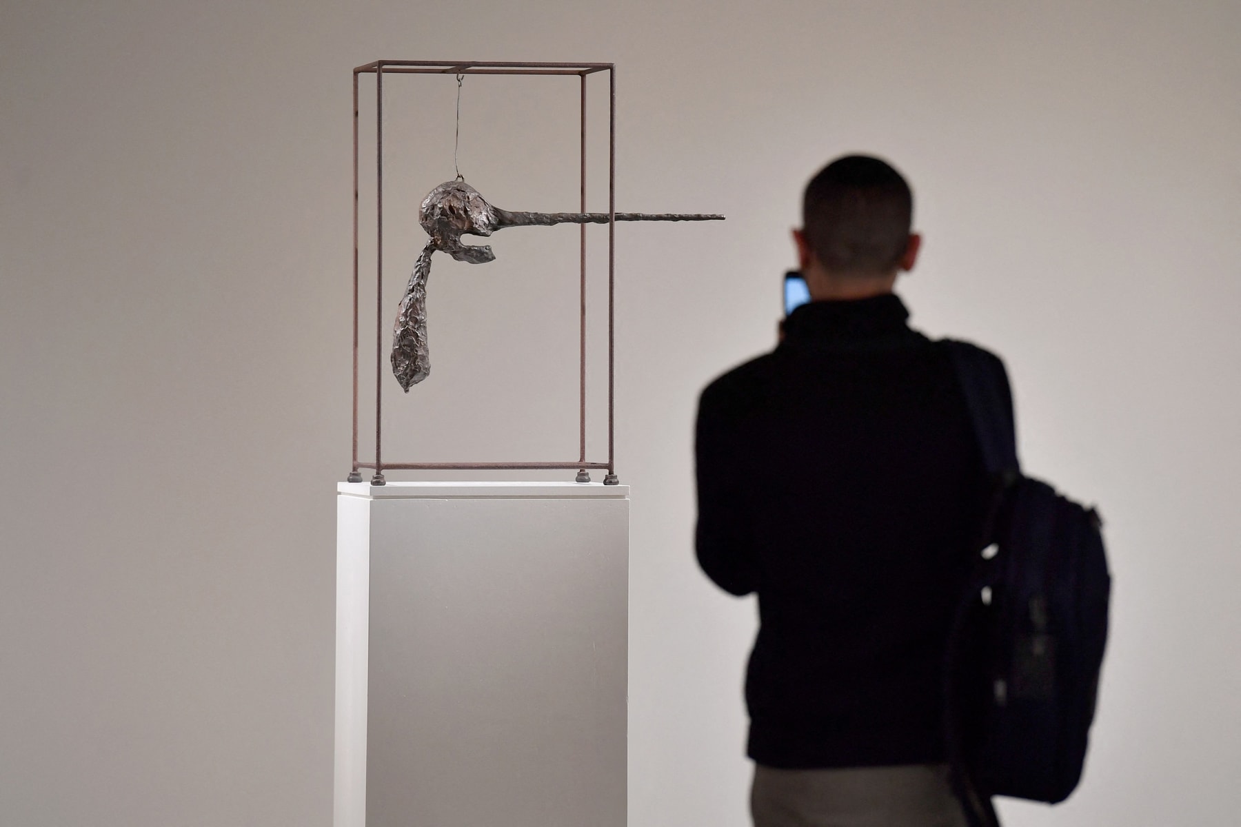 Justin Sun David Geffen Lawsuit Giacometti Sculpture Banana Art Duct Tape Artwork Collector