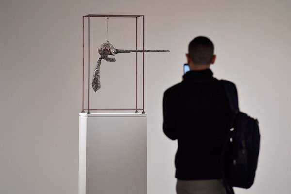Justin Sun David Geffen Lawsuit Giacometti Sculpture Banana Art Duct Tape Artwork Collector