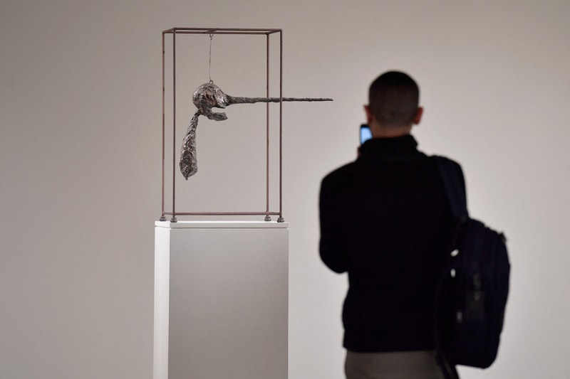 Justin Sun David Geffen Lawsuit Giacometti Sculpture Banana Art Duct Tape Artwork Collector
