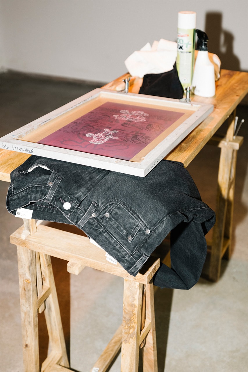 Levi's Berlin Fashion Week personnalisé Allibo New York Artist Event Loose Denim Style Street Jacket T-shirt Top Video Interview Social Com
