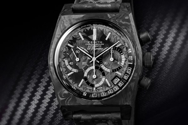 Revolution x Zenith Chronomaster Revival "Cover Girl Carbon" Collaboration Info El Primero 