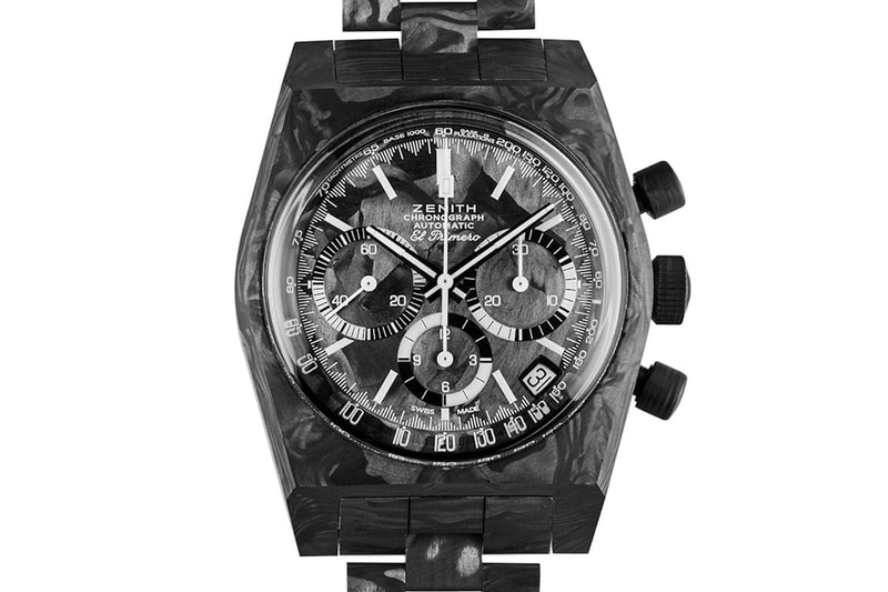 Revolution x Zenith Chronomaster Revival "Cover Girl Carbon" Collaboration Info El Primero 