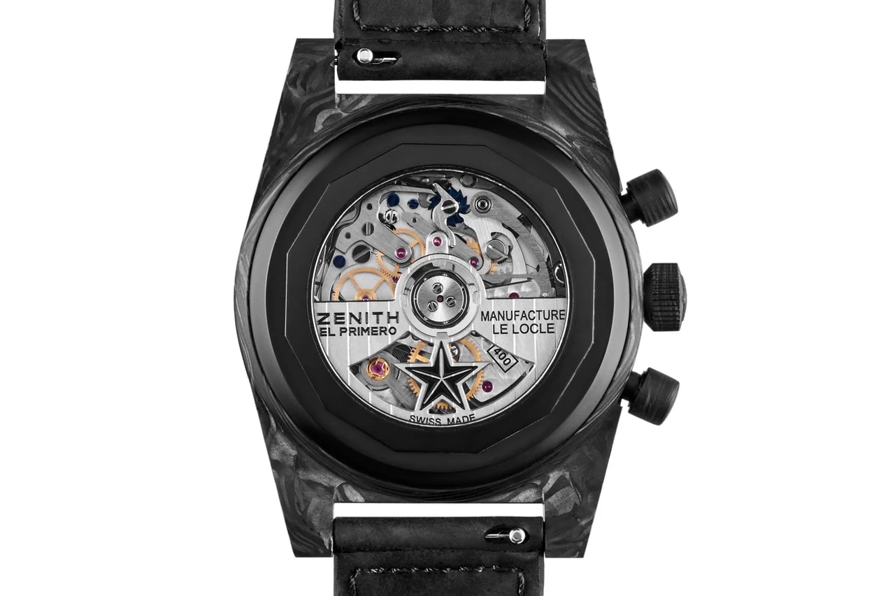 Revolution x Zenith Chronomaster Revival "Cover Girl Carbon" Collaboration Info El Primero 