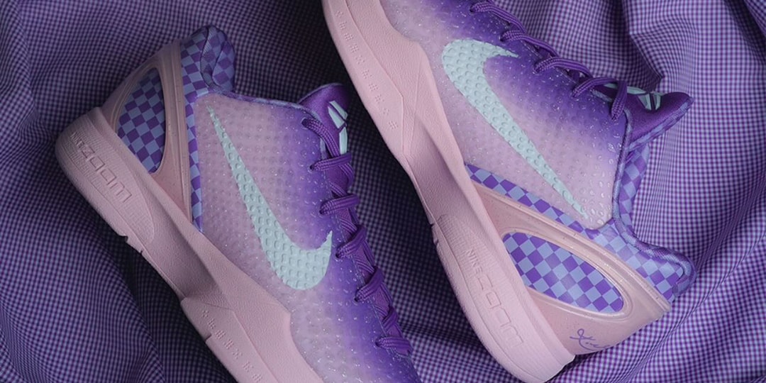 Vanessa Bryant Teases New Nike Kobe 6 Protro "Purple Checkerboard" Colorway