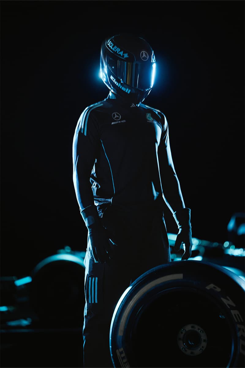 Adidas and Mercedes-AMG Petronas F1 Team Drops Debut Collection george russell kimi antonelli 