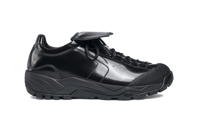 Diemme x Hiking Patrol Movida Calcio 2.0 sneaker collaboration black patent leather release info